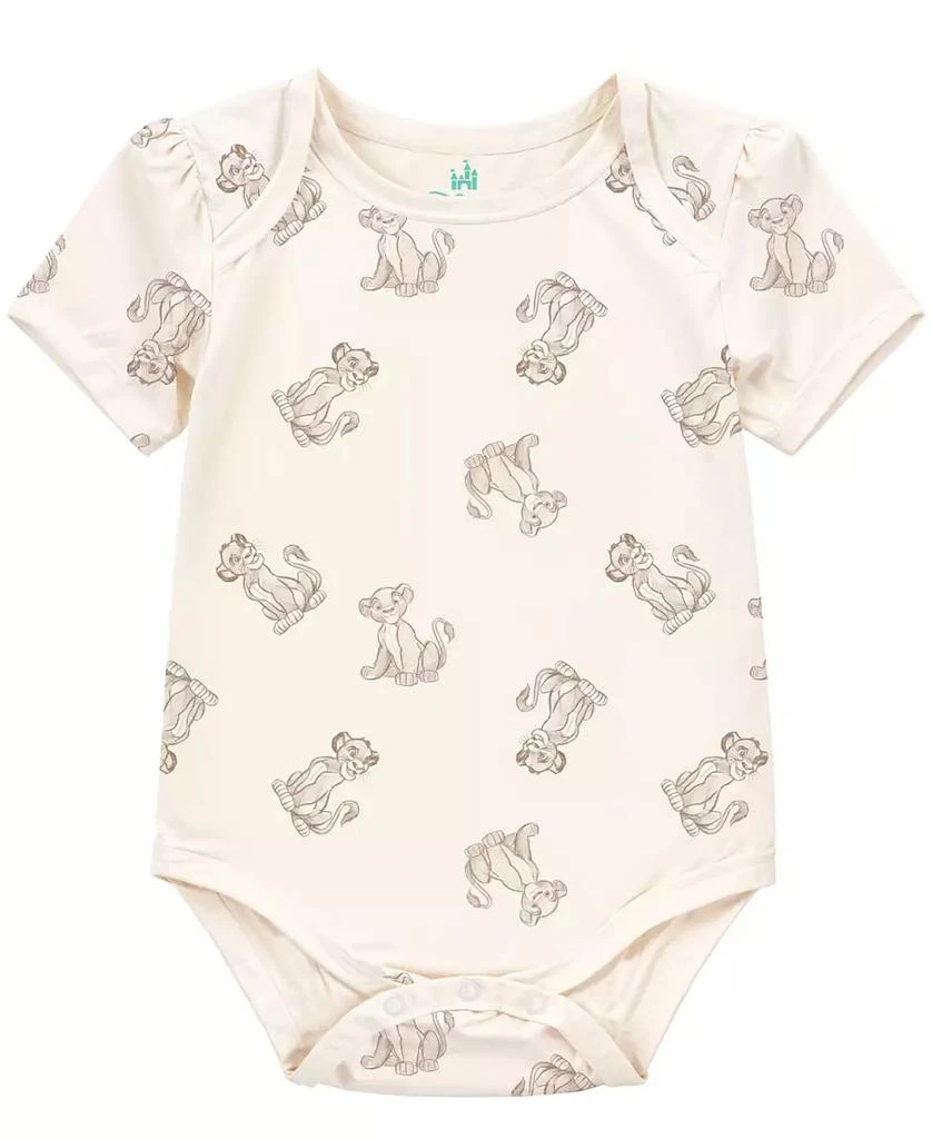 Disney Baby Boys
 Lion King Short Sleeve Bodysuits, 3-Pack Set 6