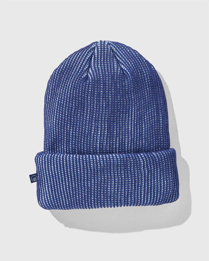 United By Blue Recycled Waffle Beanie In Night Sky 1