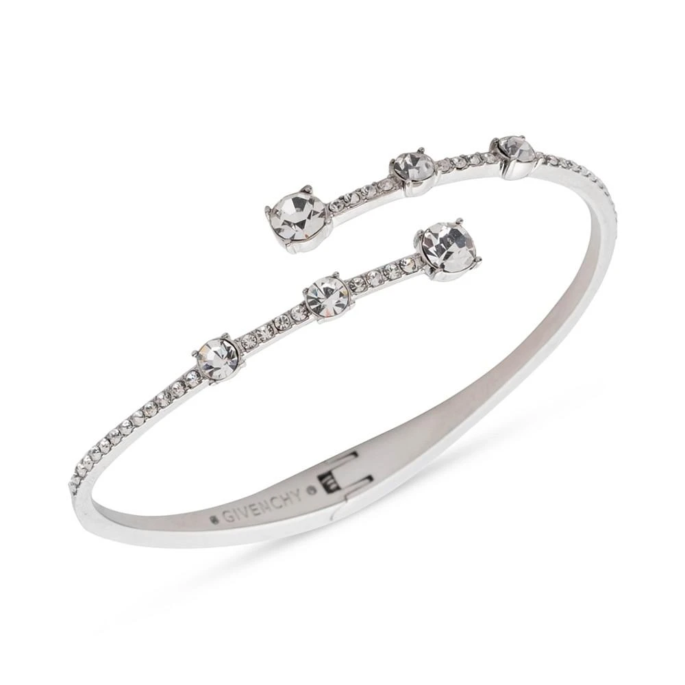 Givenchy Crystal Pav&eacute; Bypass Bangle Bracelet 1