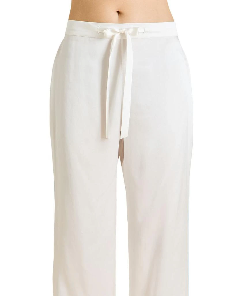 OLIVIA VON HALLE Silk Woven Long Pajama Set 4