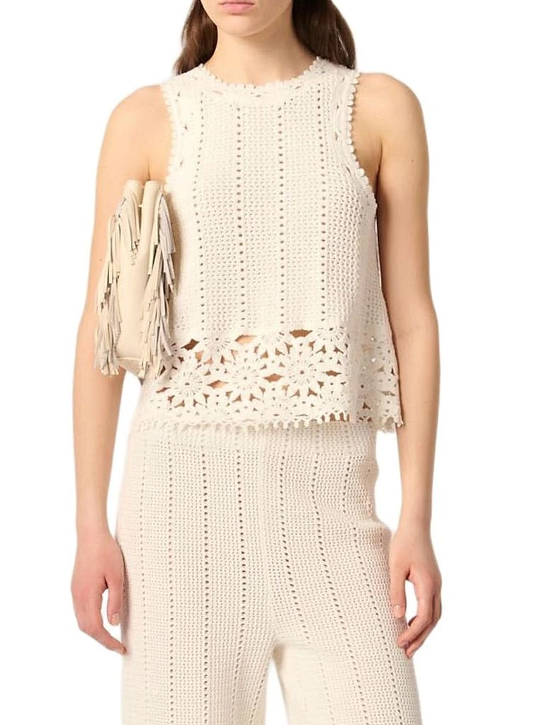Maje Crochet Vest Top 2