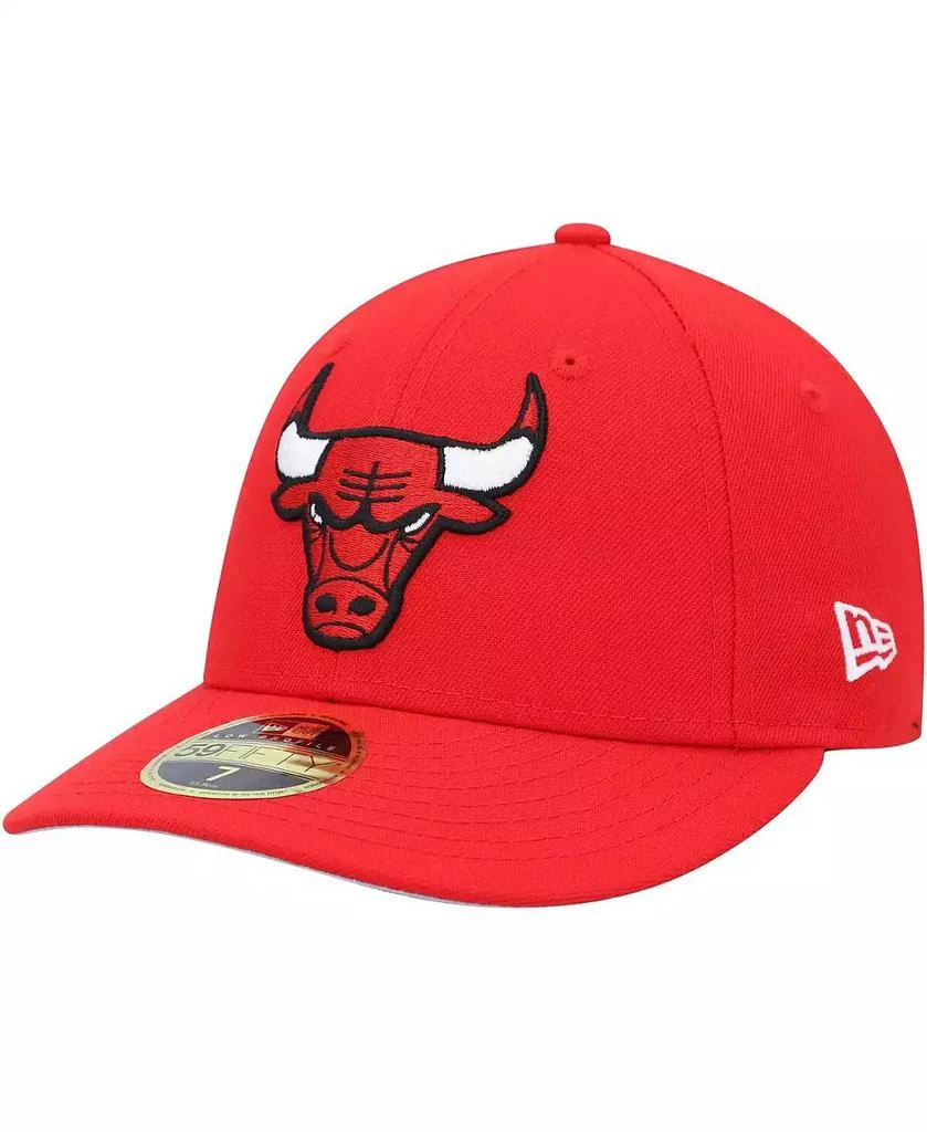 New Era Men's Red Chicago Bulls Team Low Profile 59FIFTY Fitted Hat 1