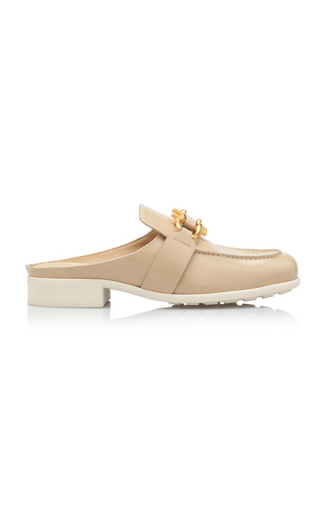 サンダル・ミュール Bottega Veneta Monsieur Shiny Leather Mule Loafers Bottega Veneta MONSIEUR SHINY LEATHER MULE LOAFERS