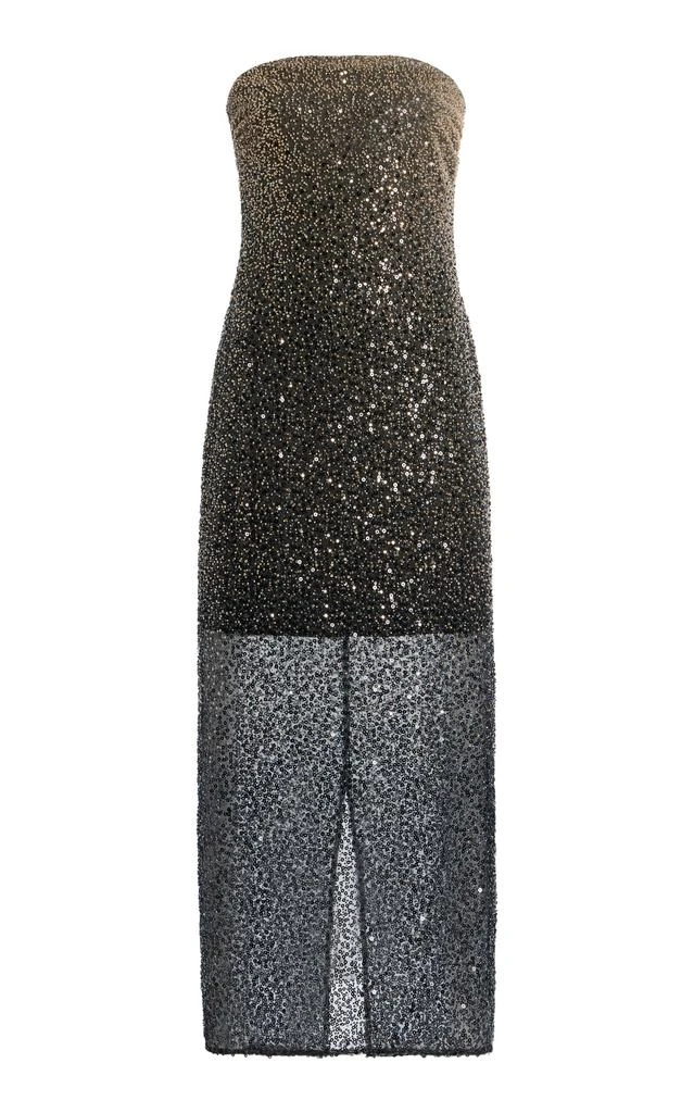 ROTATE Birger Christensen Bridal floral-appliqu midi dress - Dresses &  Skirts - Free Shipping - BeyondStyle