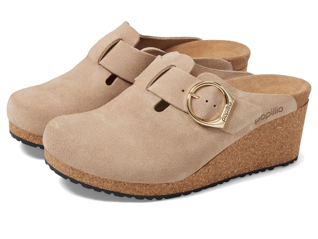 Birkenstock Papillio by Birkenstock Fanny Wedge Clog - Suede