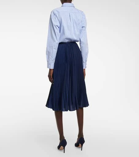 Ralph Lauren Pleated georgette midi skirt 3