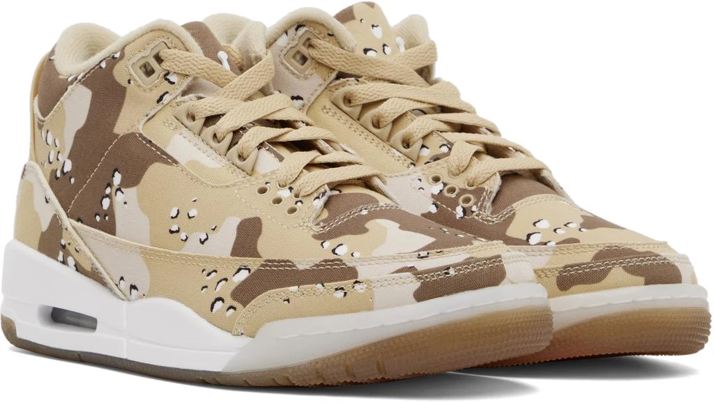 Jordan Beige Air Jordan 3 Retro Tex 'Desert Camo' Sneakers 4