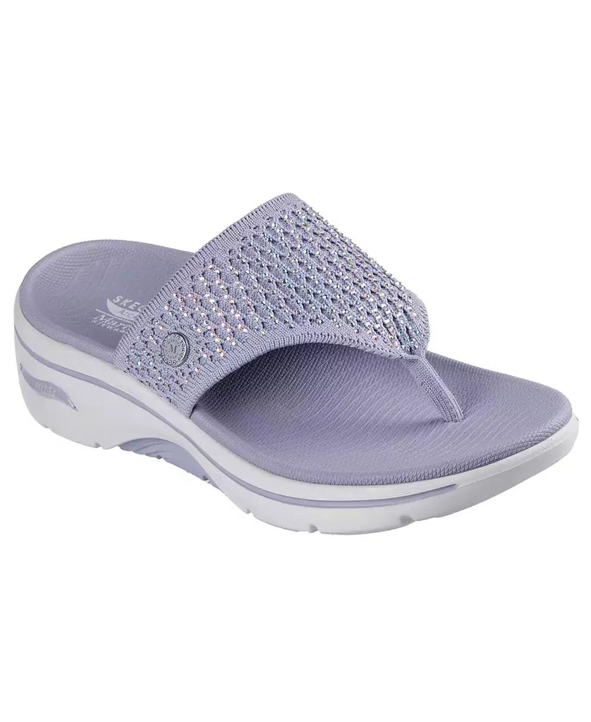SKECHERS Women's Martha Stewart: GO WALK Arch Fit 2.0 - Illuminating Sandals from Finish Line 1