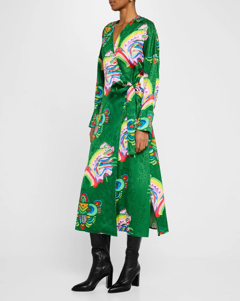 Rianna + Nina Maggie Fantasia Print Wrap Dress 2