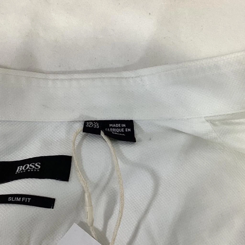 Hugo Boss Boss  Slim Fit Shirt in White Cotton 6