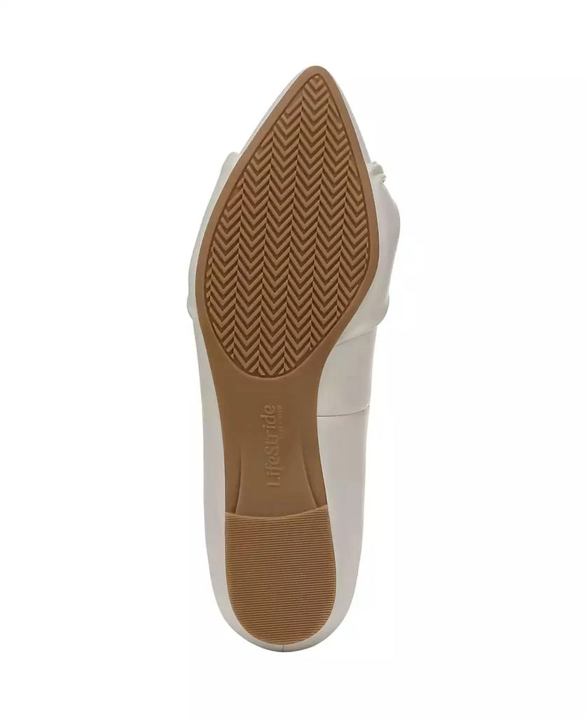 LifeStride Women's Palm Pointed Toe Ballerina Flats 5
