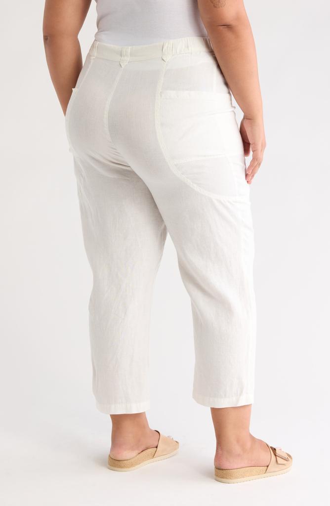 Joie Gia Button Fly Linen Pants