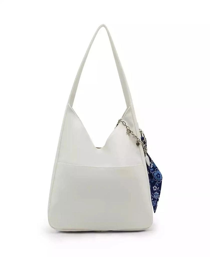 Madden Girl Medium Leather Hobo Bag 2
