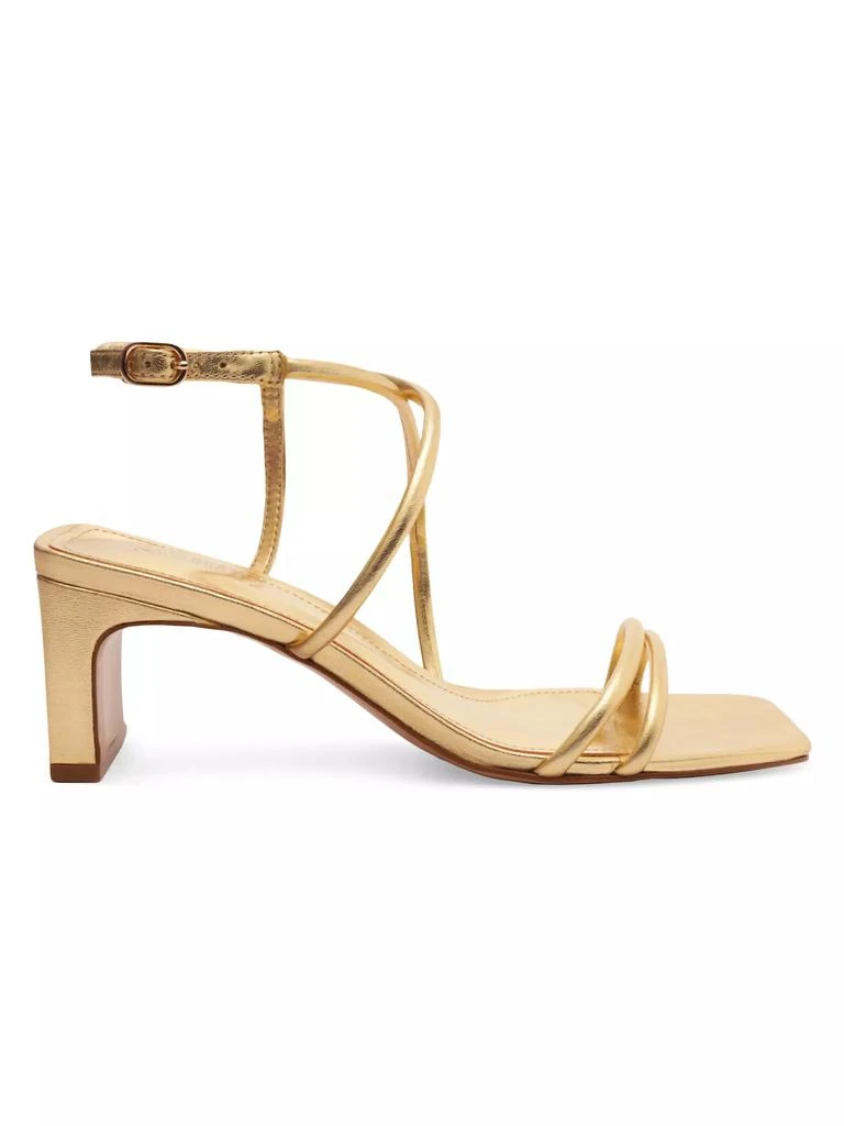 Schutz Aimee 63MM Leather Block Sandals 1