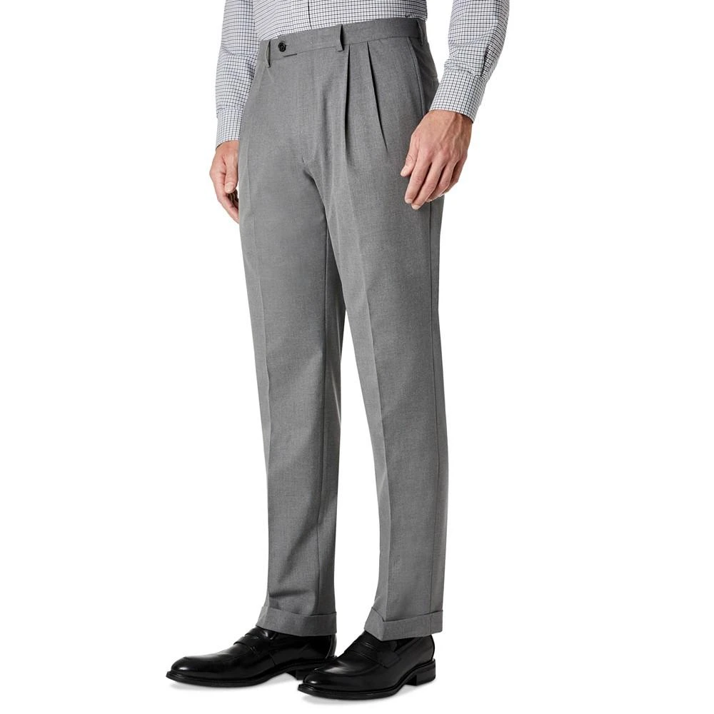Ralph Lauren Men's Classic-Fit Ultraflex Stretch Pleated Dress Pants 7