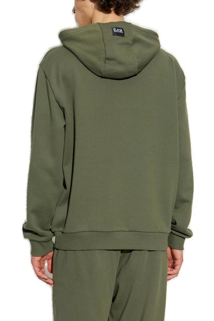 EA7 EMPORIO ARMANI Ea7 Emporio Armani Logo Printed Hoodie 3