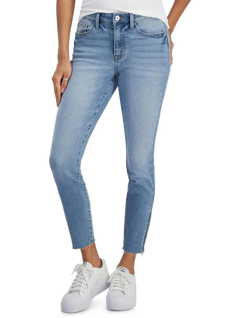 Celebrity Pink Jeans Juniors Womens Mid-Rise Zipper Ankle Ankle Jeans 1