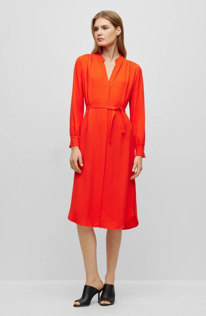 Hugo Boss Dibanorah Long Sleeve Midi Dress 7