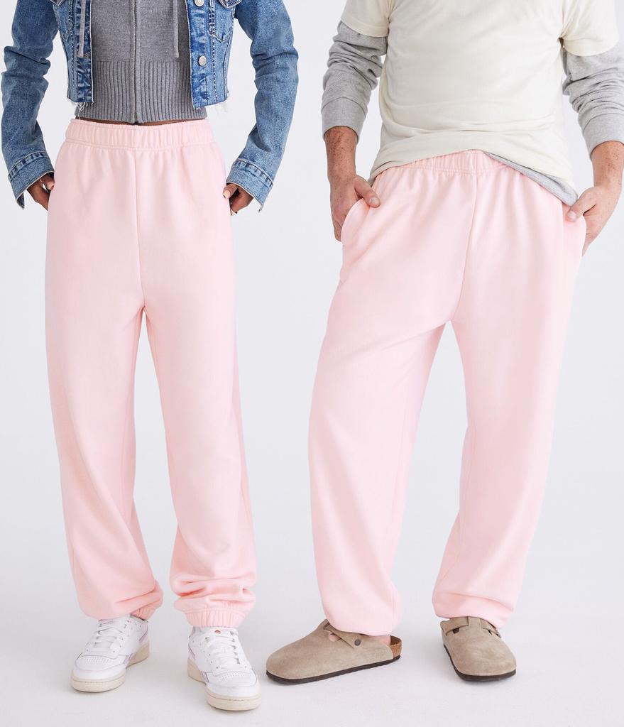 SKIMS Pink Cotton Fleece Classic Jogger Lounge Pants