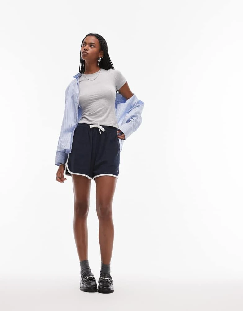 Tommy Hilfiger Tommy Hilfiger terry shorts in Navy Blue 2