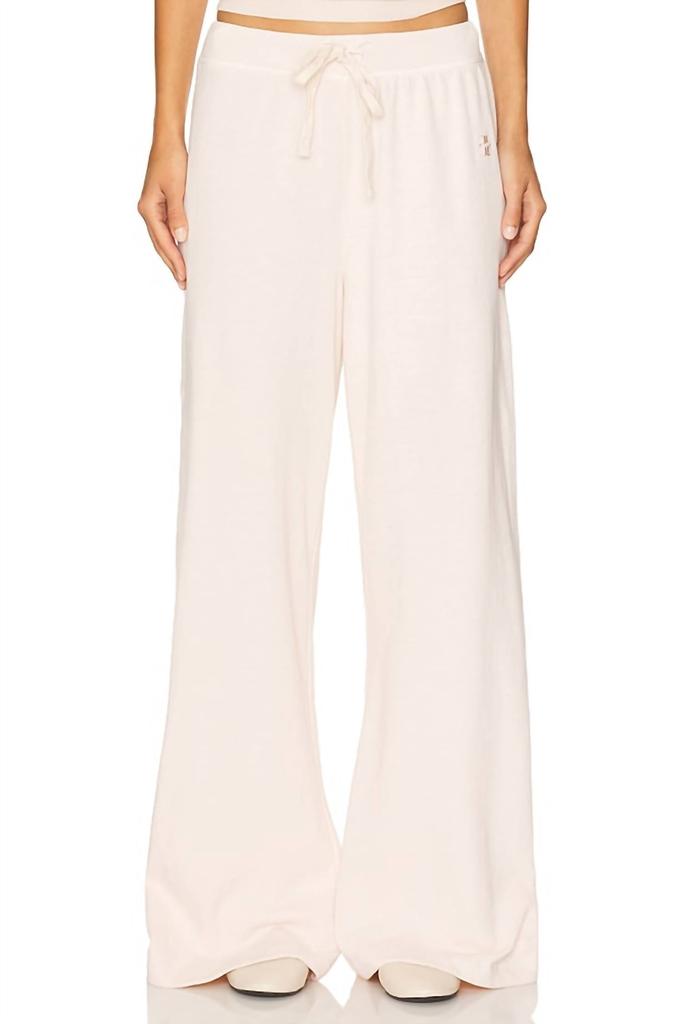 Eterne Eterne - Drawstring Wide Leg Sweatpant