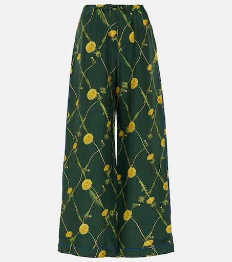 Burberry Floral silk pajama pants 1