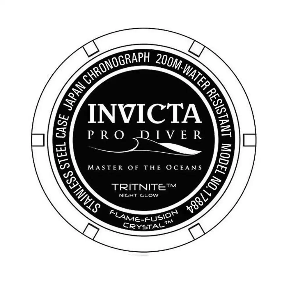 Invicta Men's 17884 Pro Diver Quartz Multifunction Gold Dial Watch 3