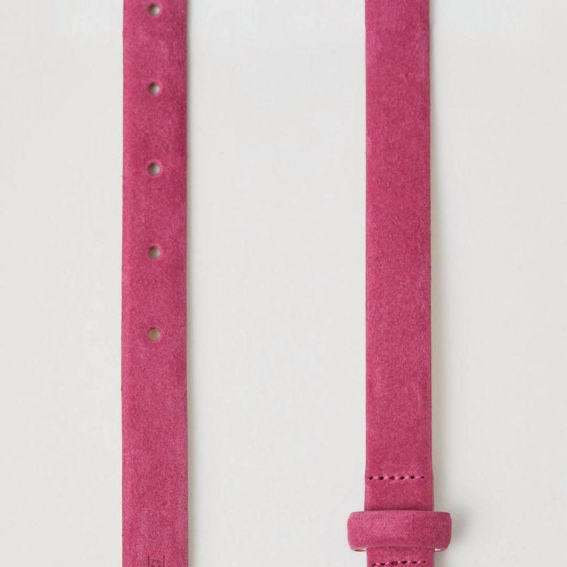 Closed Pink Suede Belt