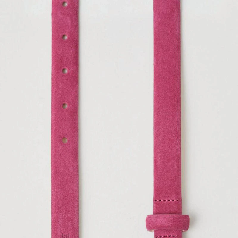 Closed Pink Suede Belt 2