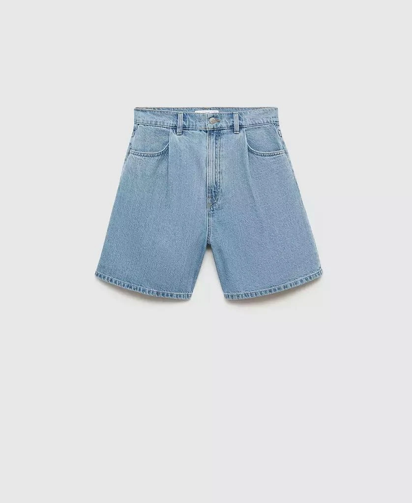 Mango Women's Straight Denim Shorts 5