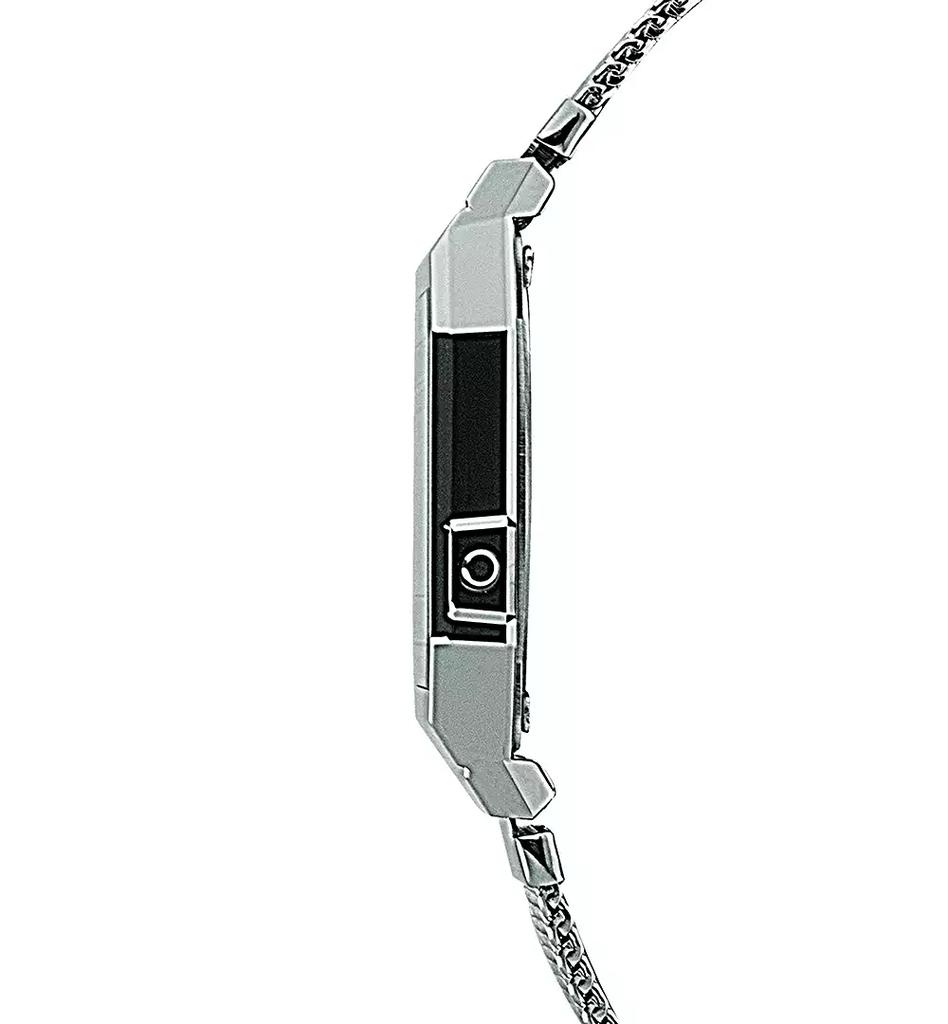 Casio Unisex Digital Stainless Steel Mesh Bracelet Watch 35.5mm