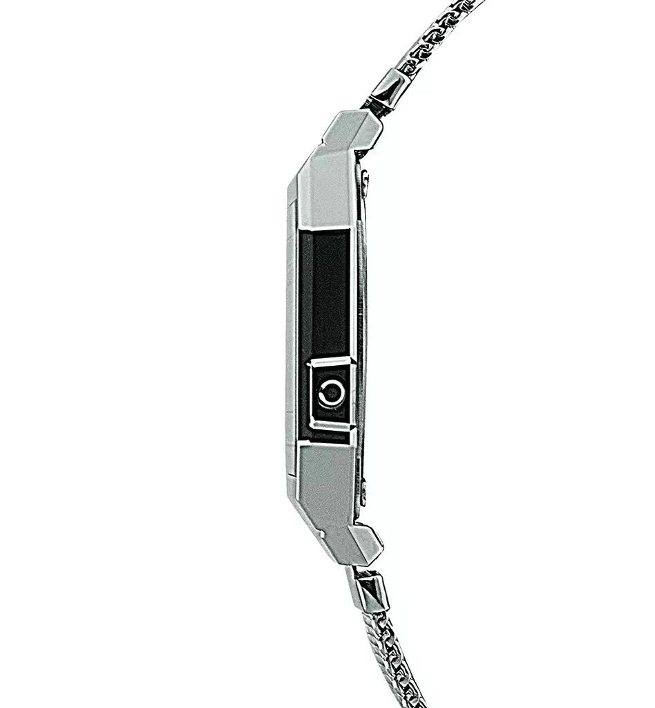 Casio Unisex Digital Stainless Steel Mesh Bracelet Watch 35.5mm 2