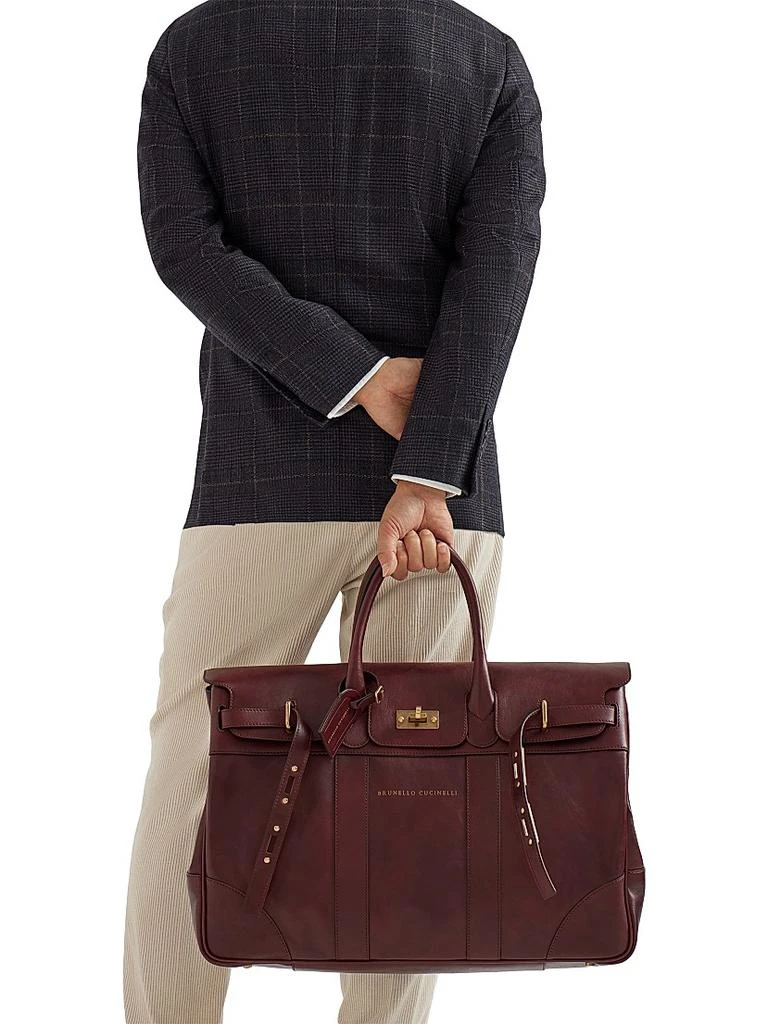 Brunello Cucinelli Calfskin Country Bag 2