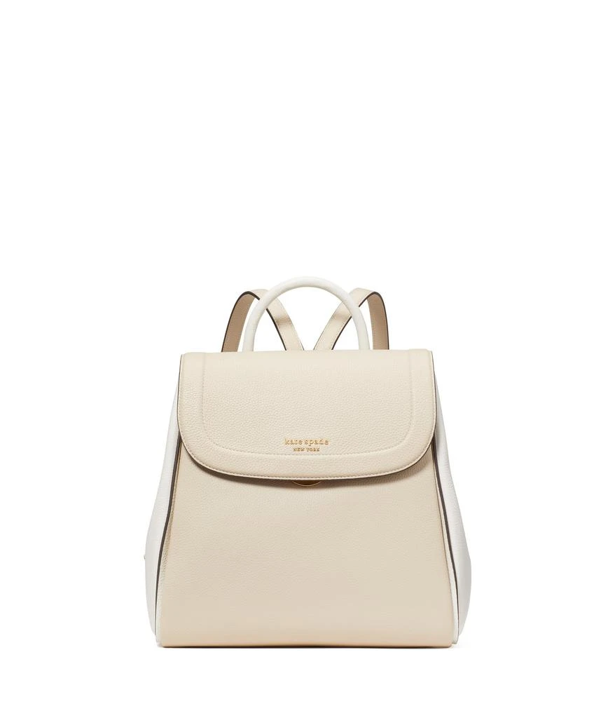 Knott Colorblocked Pebbled Leather Backpack – On Sale Now  display picture 1