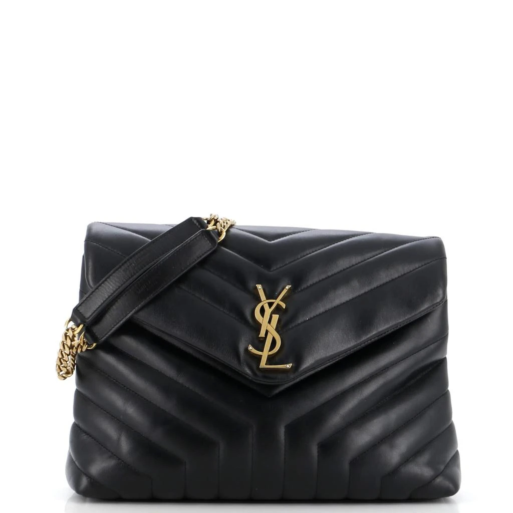 Yves Saint Laurent Loulou Shoulder Bag Matelasse Chevron Leather Medium 1