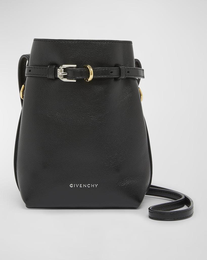 Givenchy Voyou Phone Pouch Bucket Bag in Shiny Tumbled