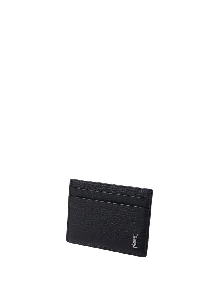Yves Saint Laurent Saint Laurent Logo Credit Card Wallet 3