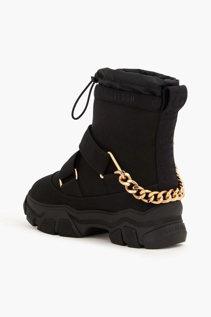 GOLDBERGH Chain-embellished neoprene snow boots 3