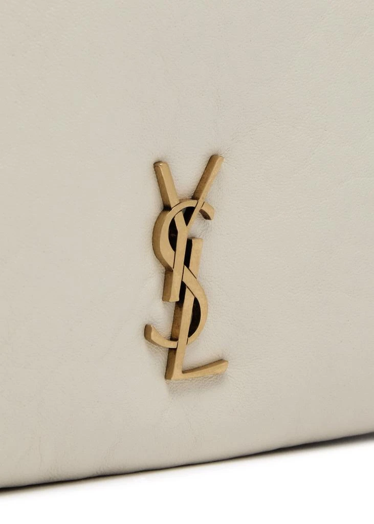 Yves Saint Laurent Calypso mini grained leather wallet-on-chain 3