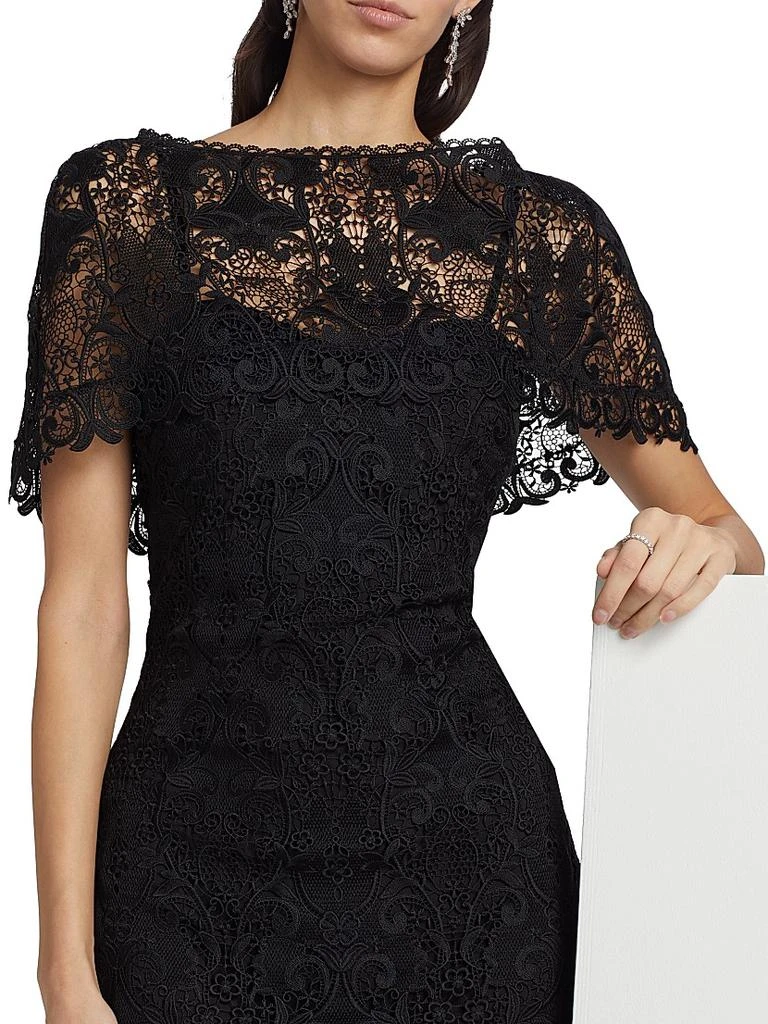 Badgley Mischka Lace Cocktail Dress 7