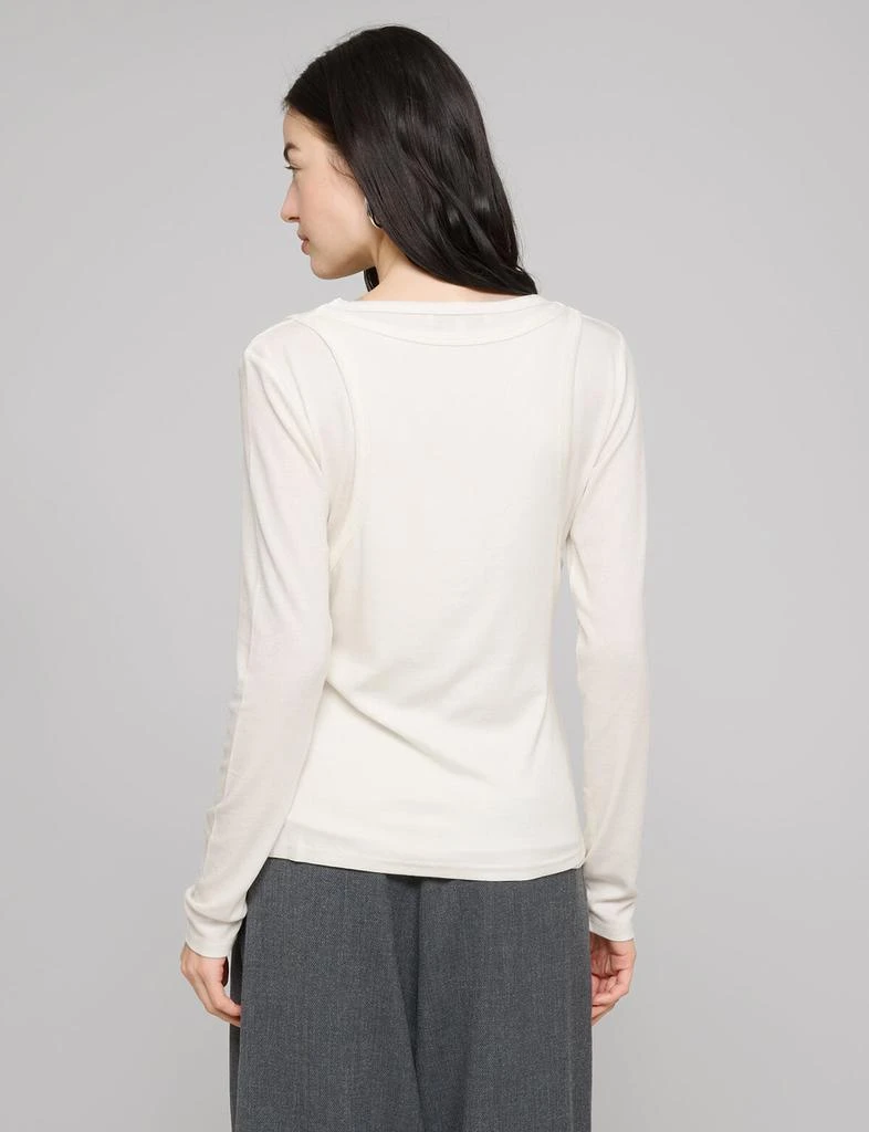 Pixie Market Ivory Double Layered Top 5