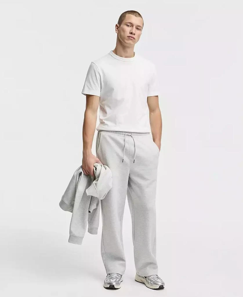 Mode of One Men
s Straight-Fit Heathered Wide Sweatpants, Macy
s Exclusive
