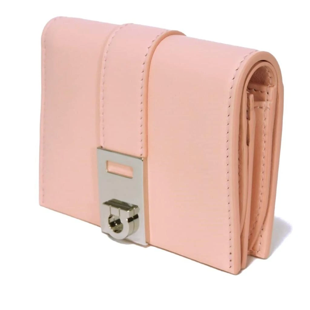 Salvatore Ferragamo Gancini Leather Wallet (Bi-Fold) (Pre-Owned) 2