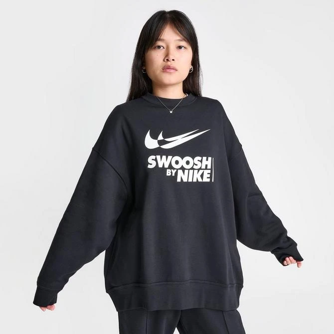 NIKE Women's Nike Sportswear Swoosh Oversized Crewneck Sweatshirt 3