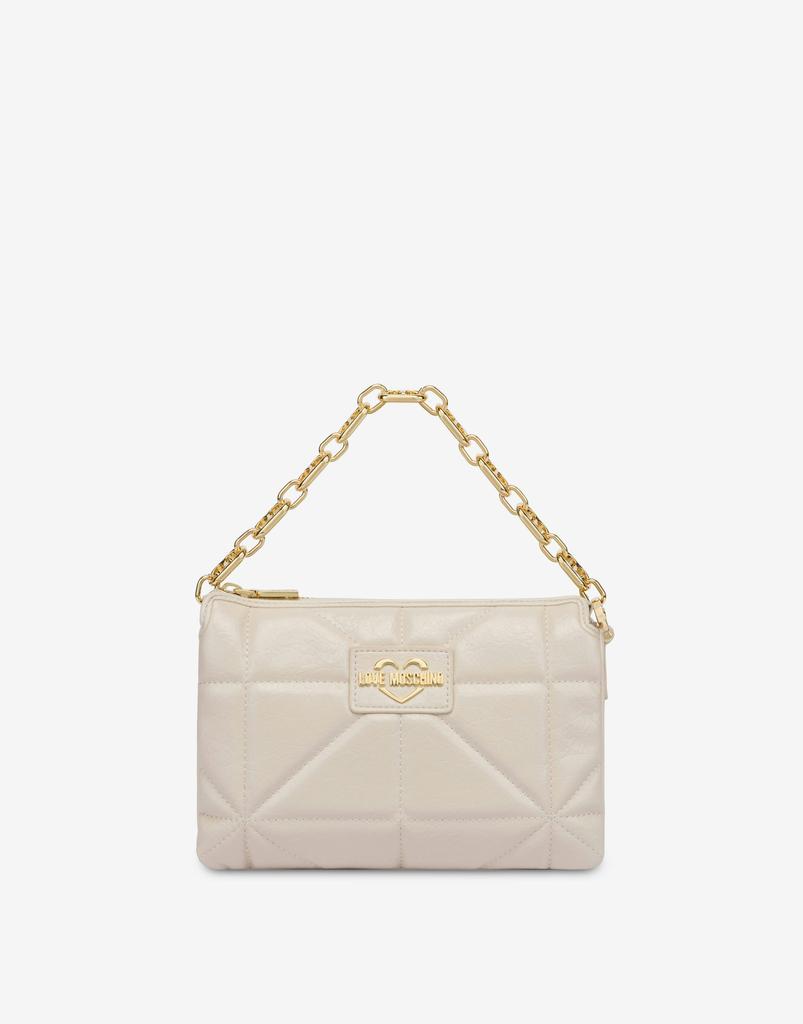 Love Moschino Geometric Quilted Shoulder Bag