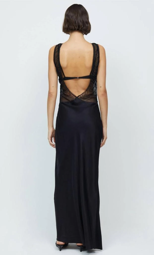 knee length dresses for ladies Halle Strapless Dress in Black