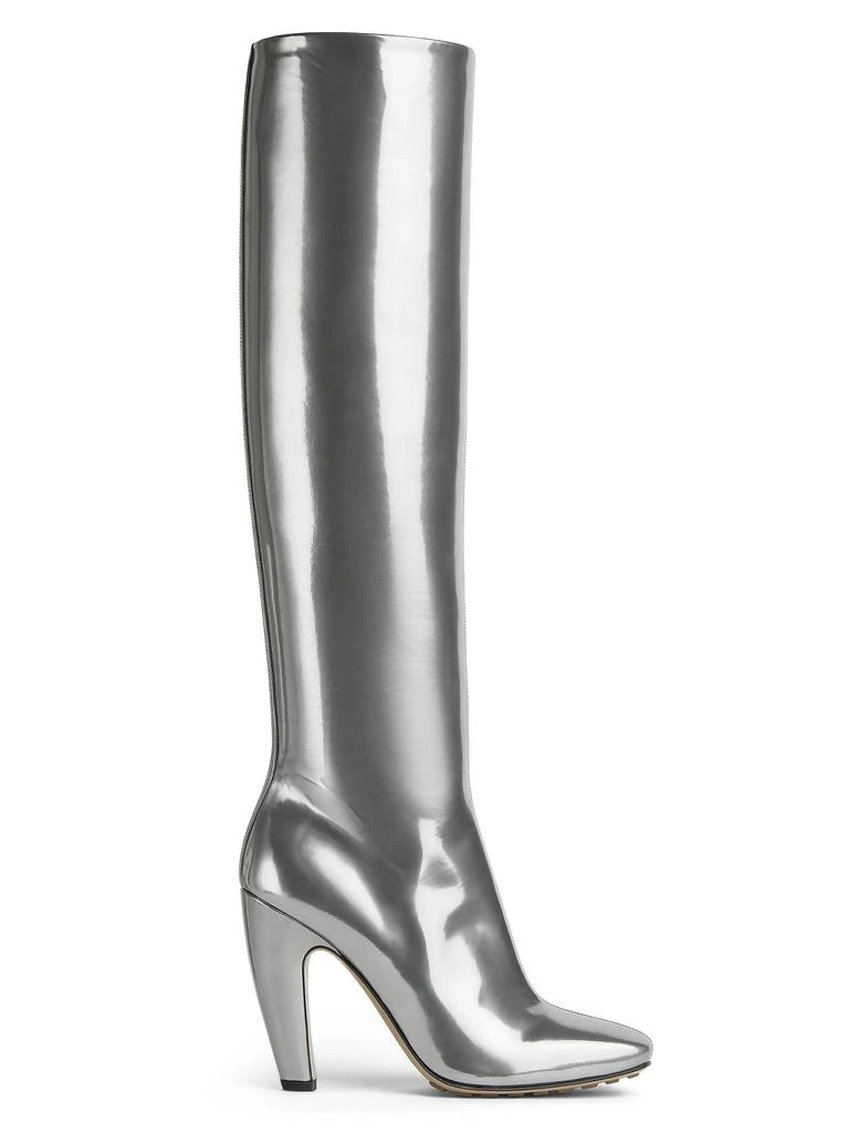 Bottega Veneta Metallic Leather Tall Boots 1