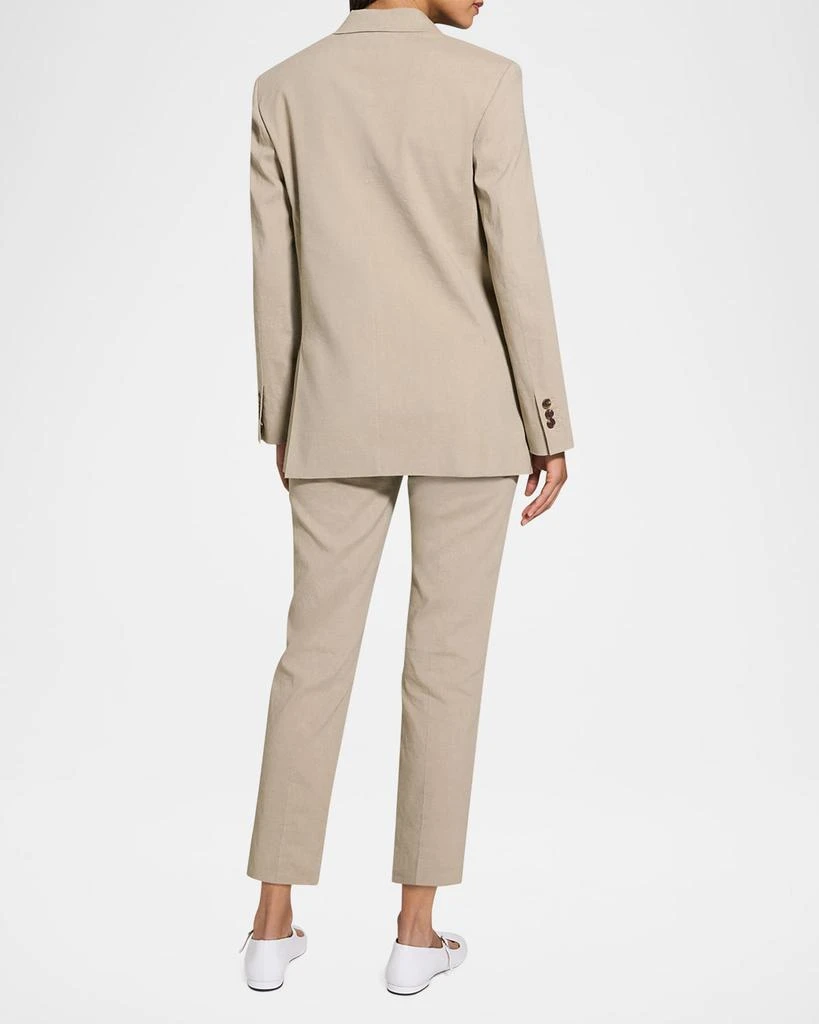 Theory Oversized Crunch Linen Blazer 3
