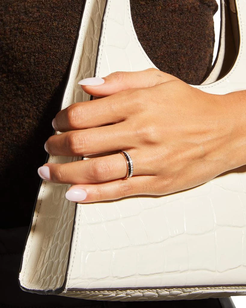 Boucheron Quatre 18K Tricolor Gold Classique Diamond Ring 2