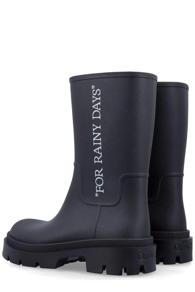 Off-White Off-White Reboot Rainy Days Round Toe Boots 4